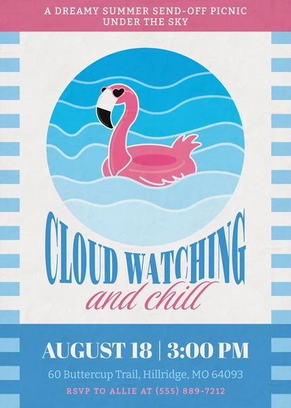 Summer Send-Off Picnic Invitation