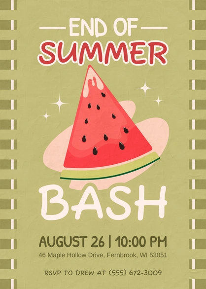 Summer Party Invitation