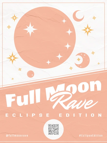 Advertisement for a rave event