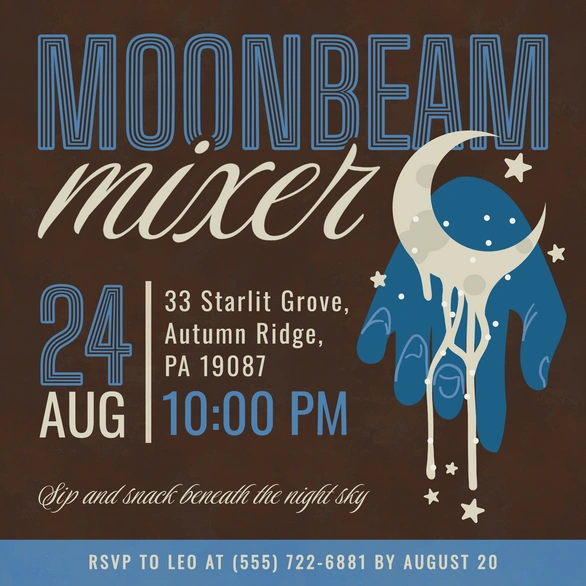 Invitation to Moonbeam Mixer