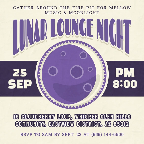Event Invitation