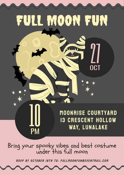 Halloween Event Invitation