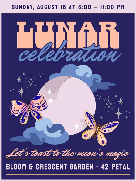 Lunar event announcement
