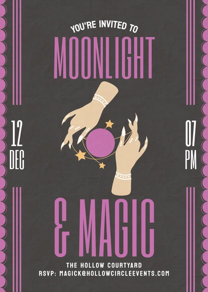 Invitation to a themed event