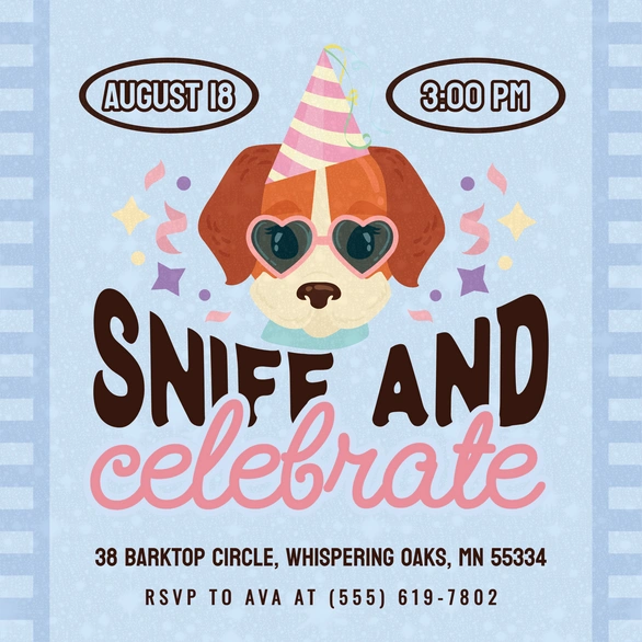 Pet Birthday Invitation