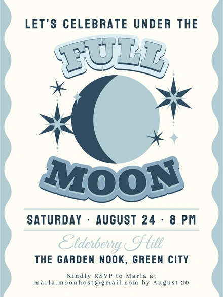 Celebration under the full moon