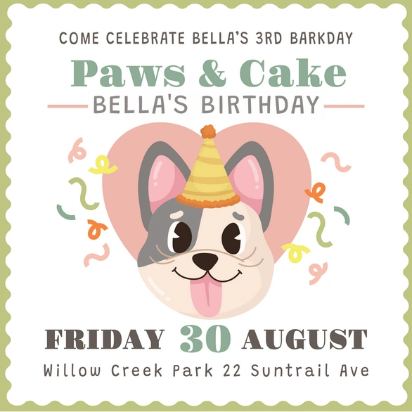 Dog's Birthday Party
