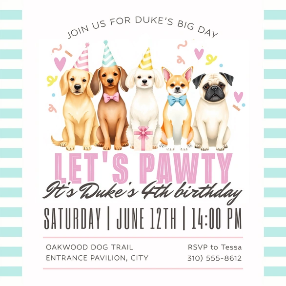 Dog Birthday Party