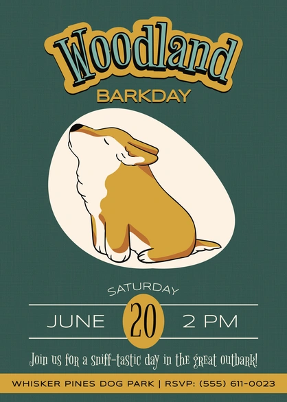Dog Event Invitation