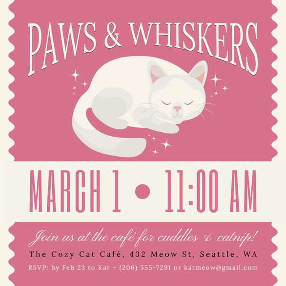 Cat Café Event