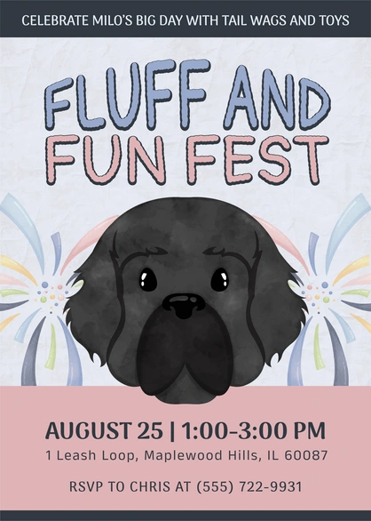 Pet Event Invitation