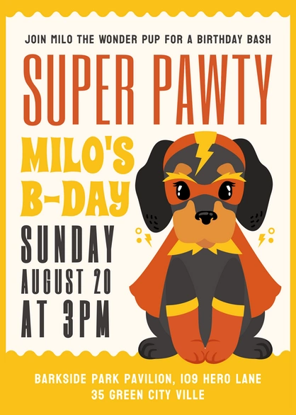 Milo's Birthday Bash