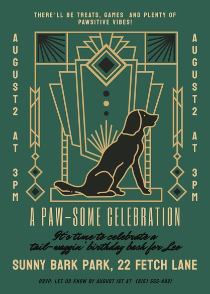 Dog Birthday Celebration