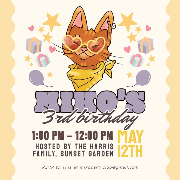 Miko's 3rd Birthday Party