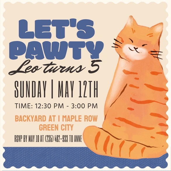 Birthday Party Invitation
