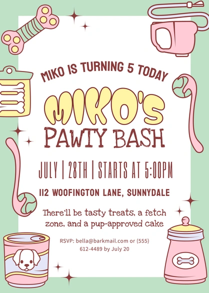 Miko's Pawty Bash