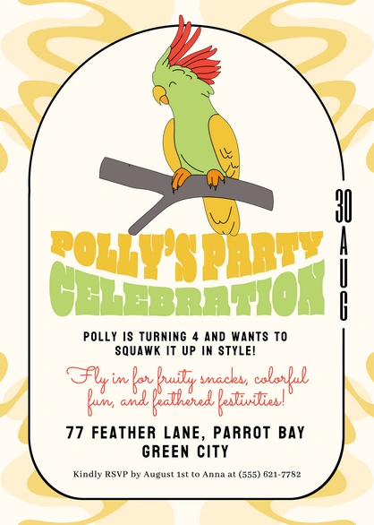 Birthday party invitation
