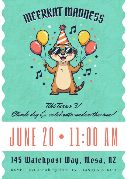 Tiki's Birthday Celebration