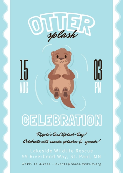 Otter Splash Day Celebration