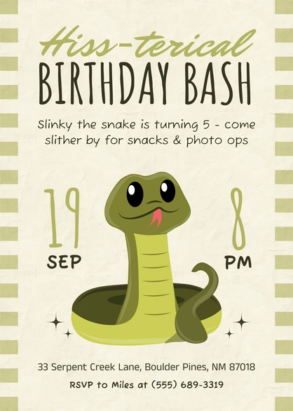 Birthday Party Invitation
