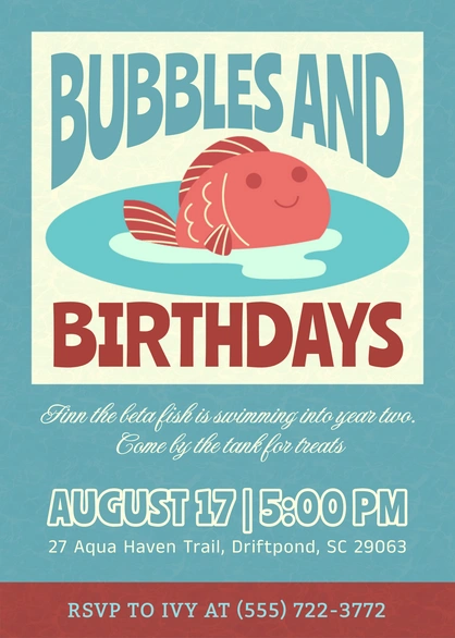 Birthday Party Invitation
