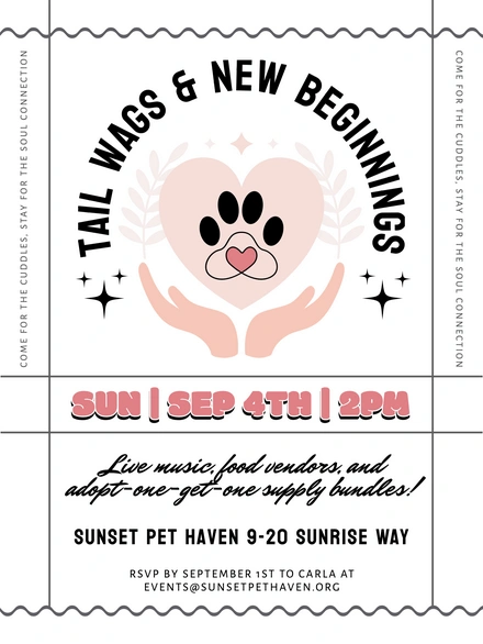 Pet Event Invitation