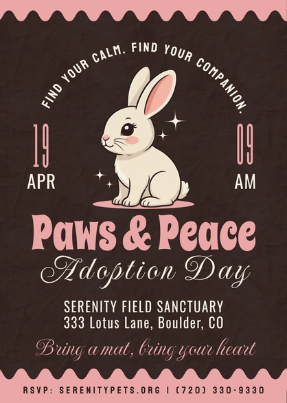 Adoption Event Announcement
