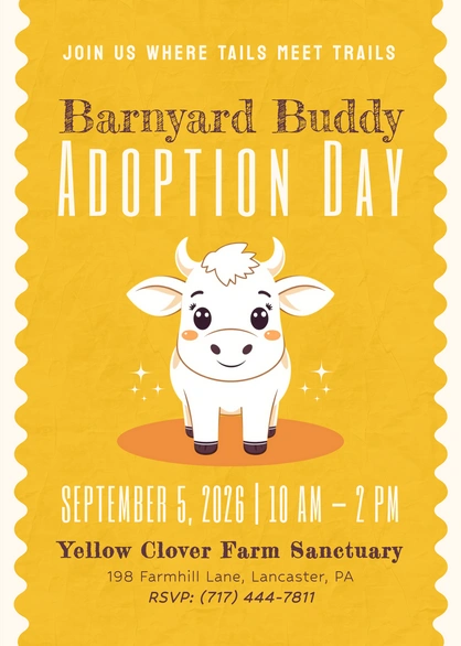 Barnyard Buddy Adoption Day