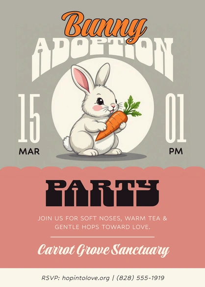 Bunny Adoption Event