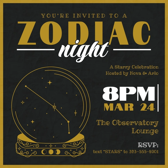 Zodiac Night Event