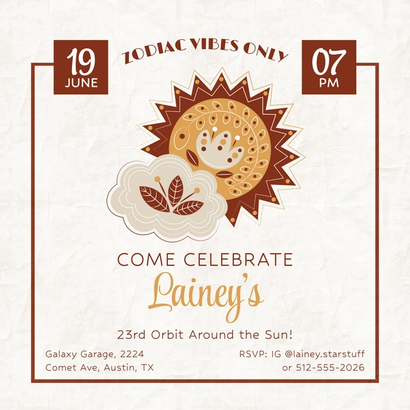 Birthday Invitation