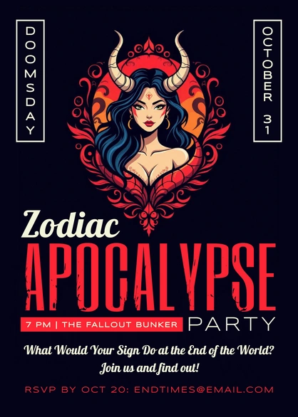 Party Invitation Poster