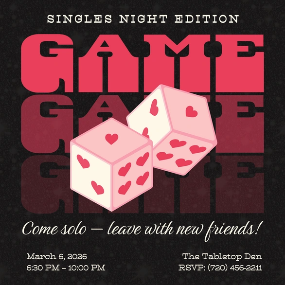 Social Event for Singles