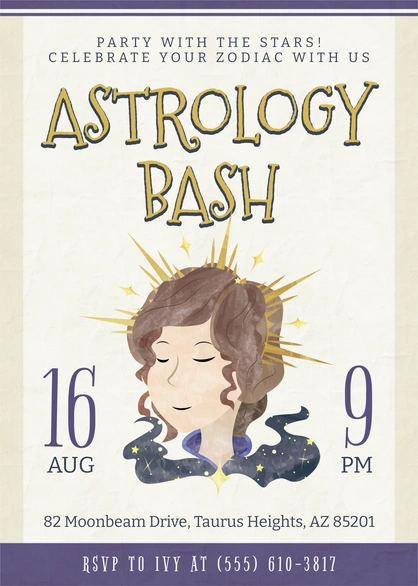 Astrology-themed party