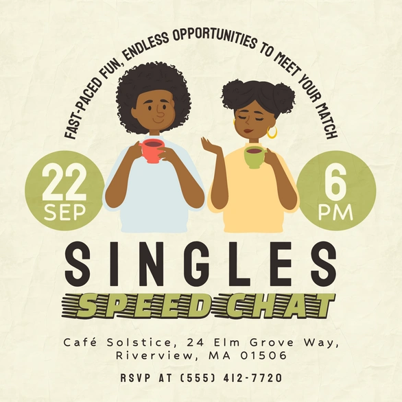 Speed Dating Event Invitation