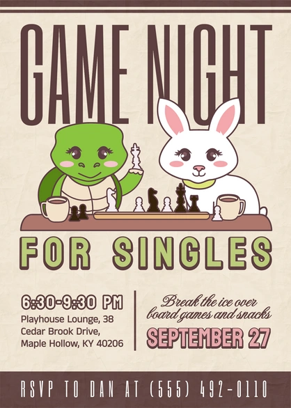 Game Night for Singles