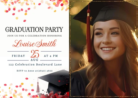 Louise Smith's Graduation Party Invitation